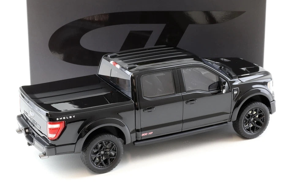 Ford Shelby F-150 Centennial Edition 2024 zwart 1:18