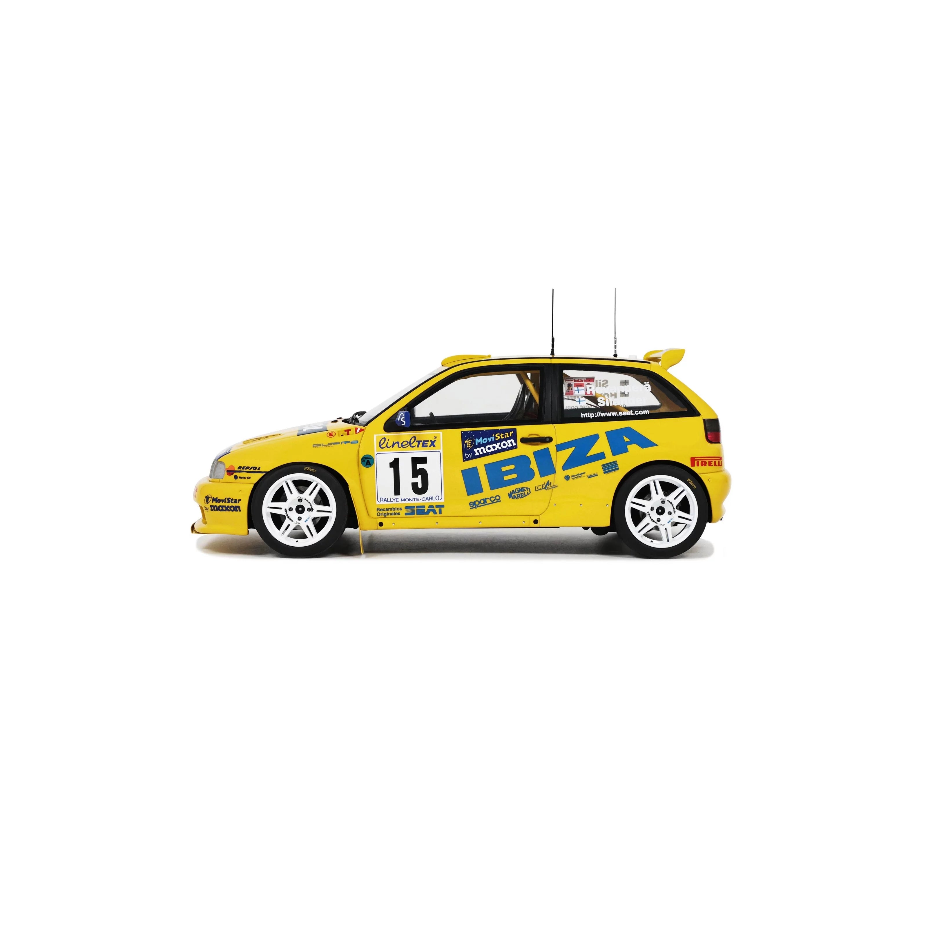 Seat Ibiza kit car H. Rovanpera #15 Rally Monte Carlo '98 1:18