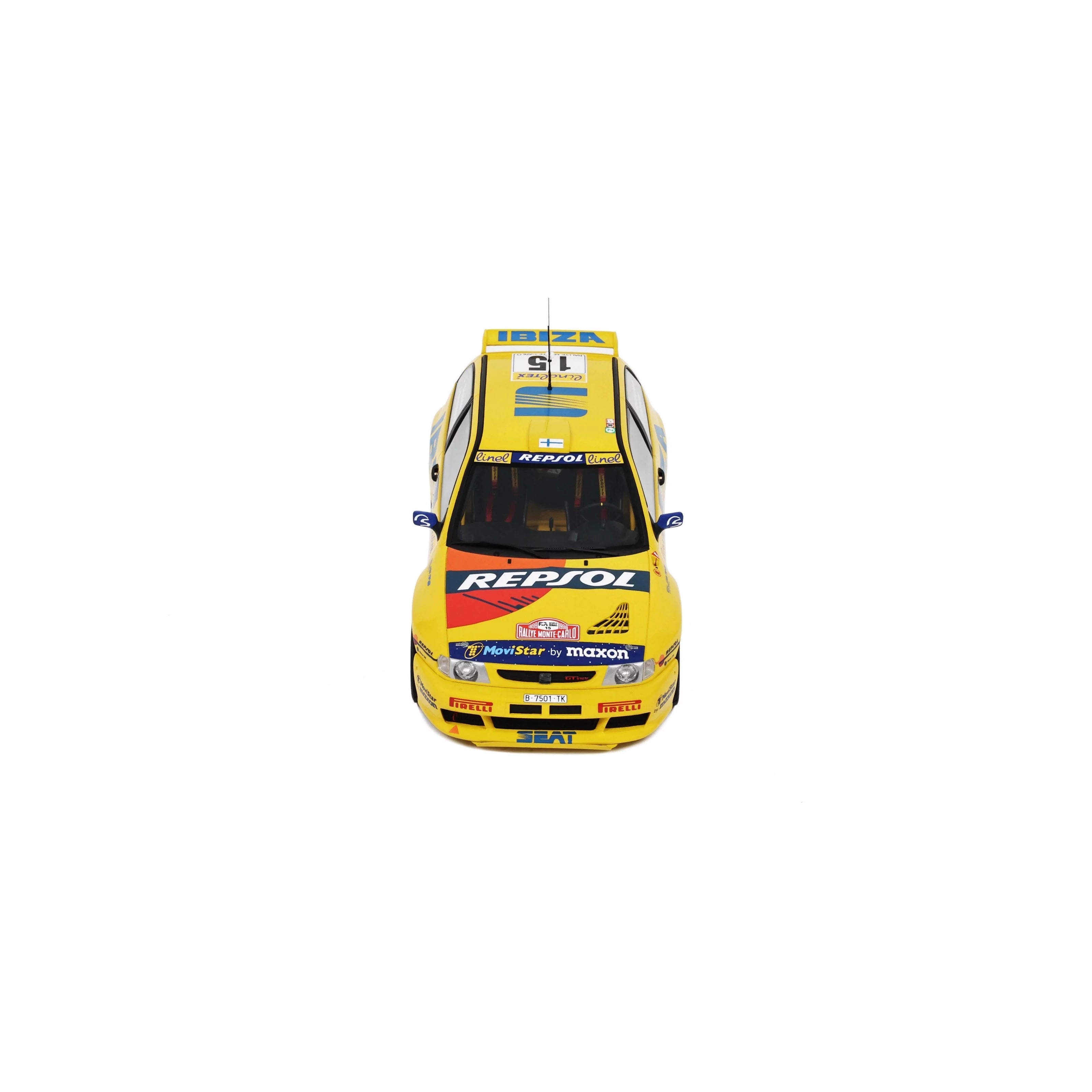 Seat Ibiza kit car H. Rovanpera #15 Rally Monte Carlo '98 1:18